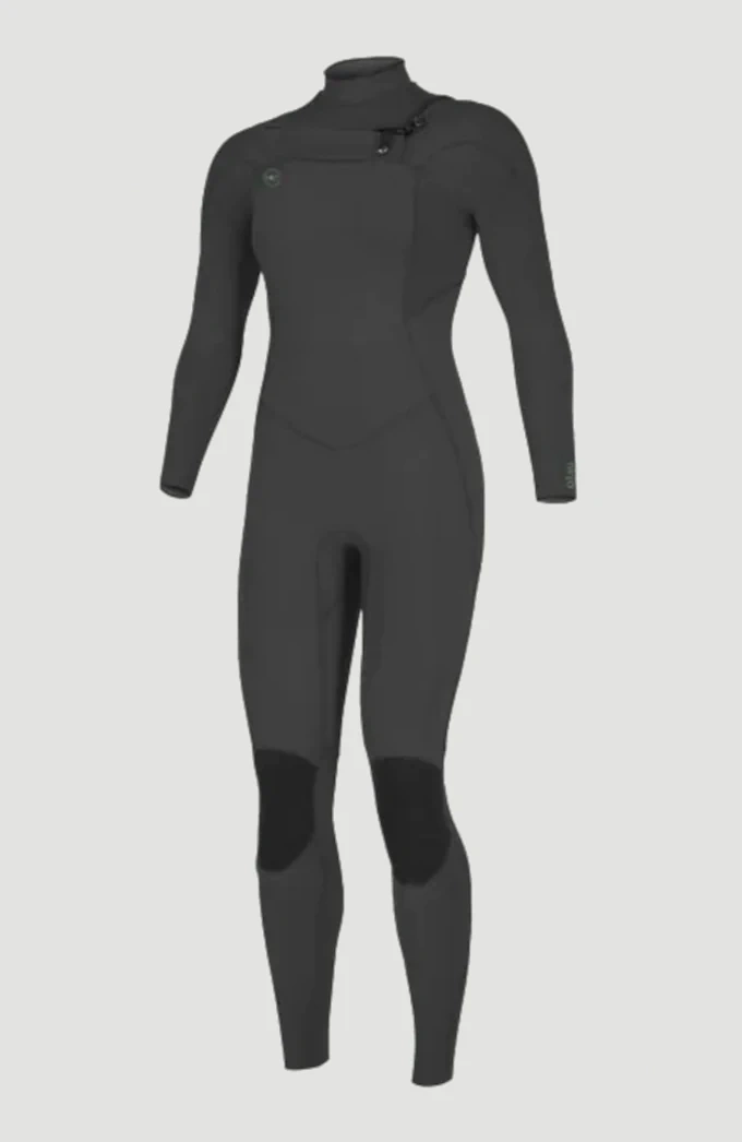 O'Neill Ladies Ninja 4/3 Chest Zip Wetsuit Black